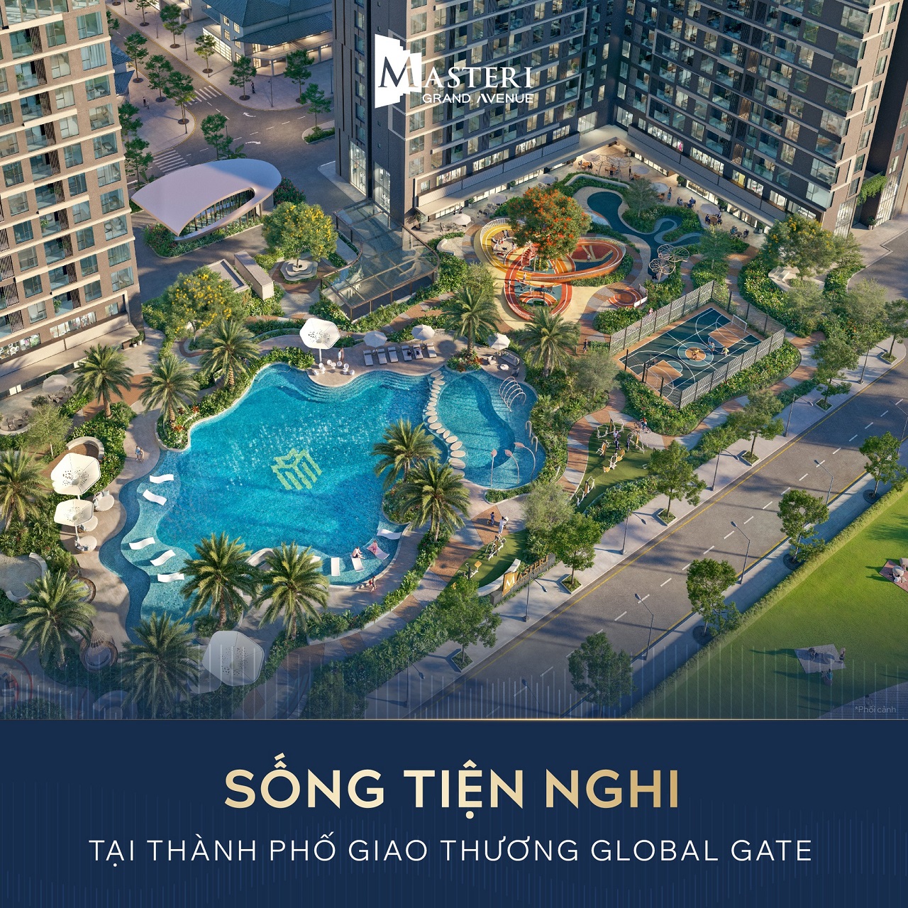 Masteri Grand Avenue – Sống Tiện Nghi Tại Thành Phố Giao Thương Quốc Tế Vinhomes Global Gate