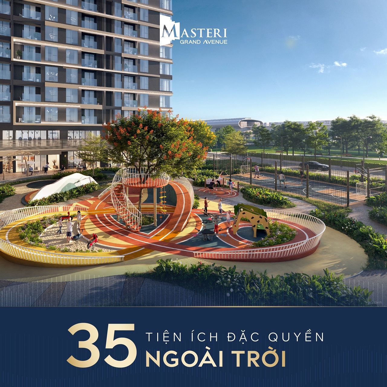 Masteri Grand Avenue – Sống Tiện Nghi Tại Thành Phố Giao Thương Quốc Tế Vinhomes Global Gate