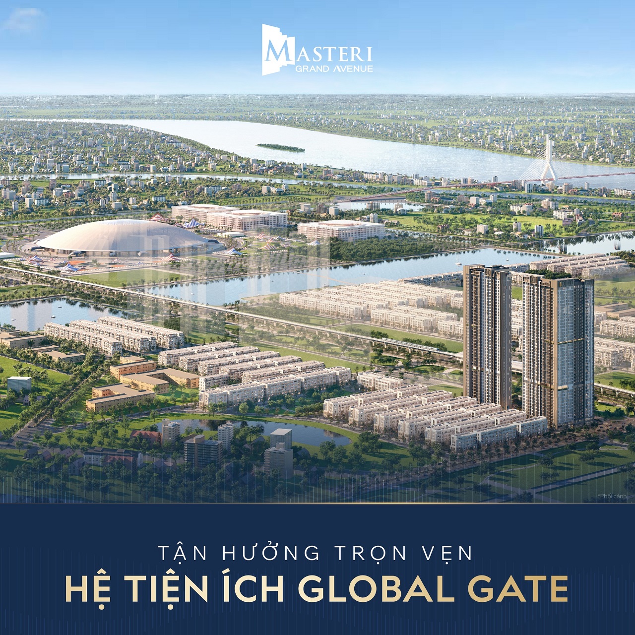 Masteri Grand Avenue – Sống Tiện Nghi Tại Thành Phố Giao Thương Quốc Tế Vinhomes Global Gate